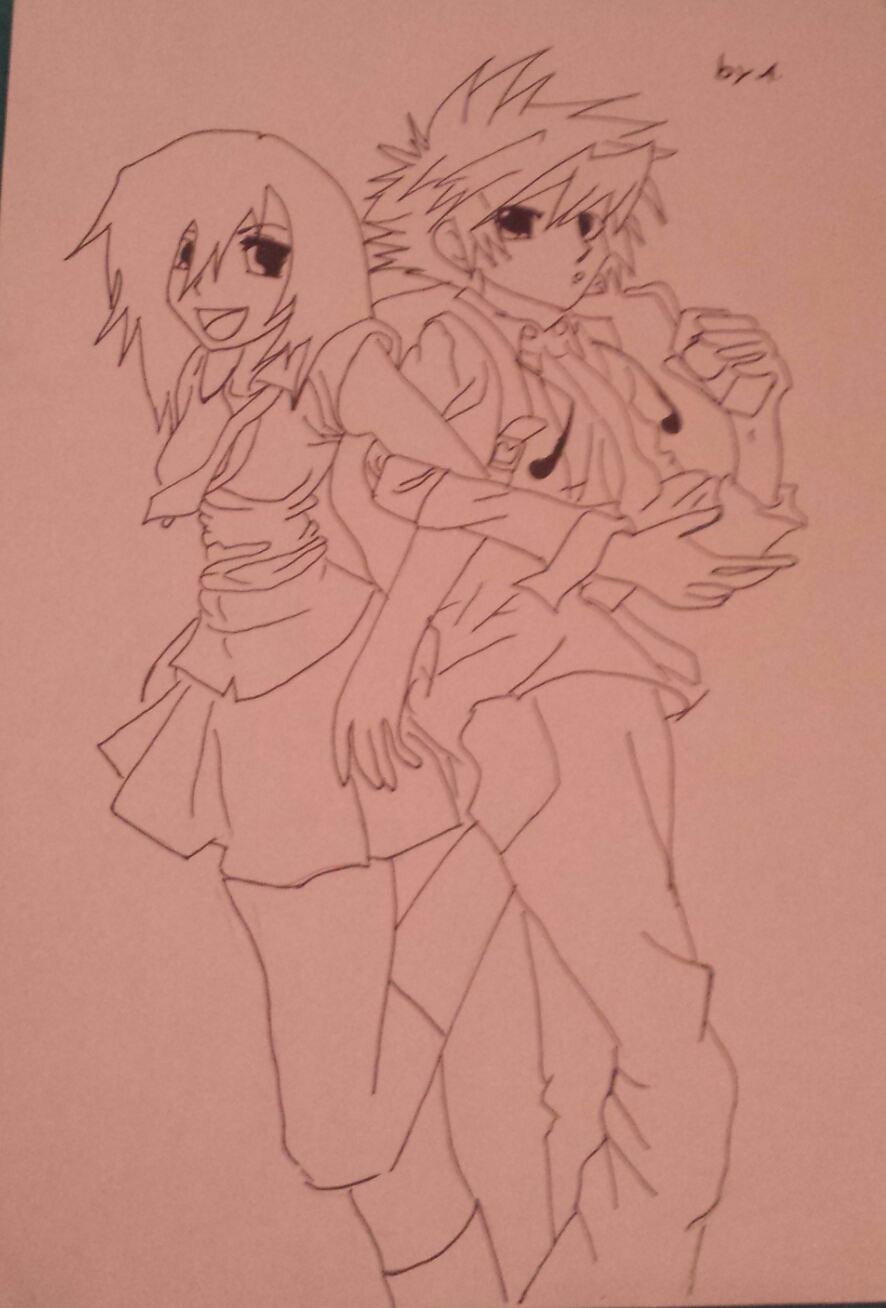 Sora &Kairi from Kingdom Hearts, Namini♡
